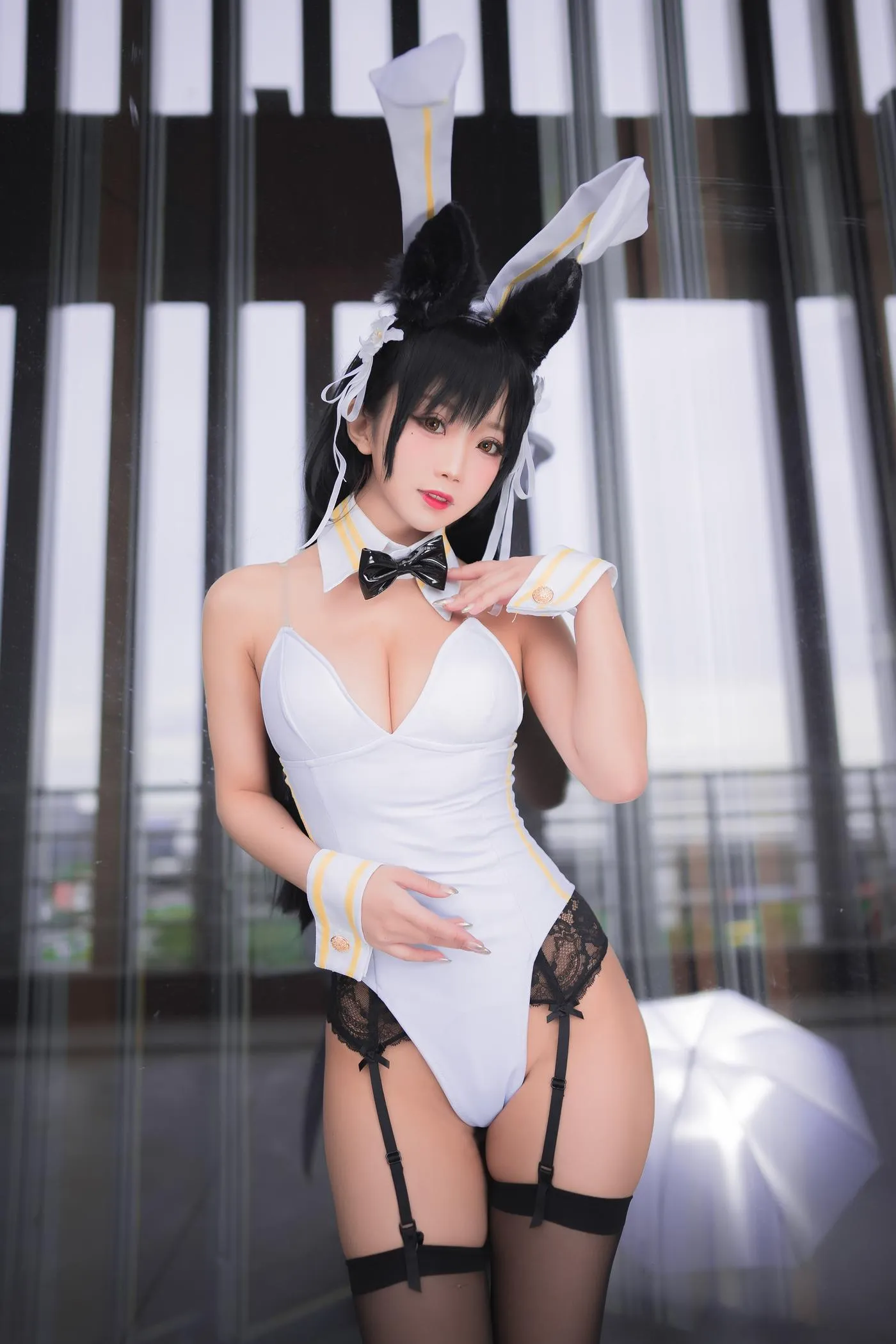鬼畜瑶在不在w – NO.13 -爱宕白色兔女郎 [22P]插图6